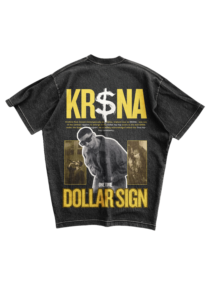 KR$NA - ACID WASH OVERSIZED TEE