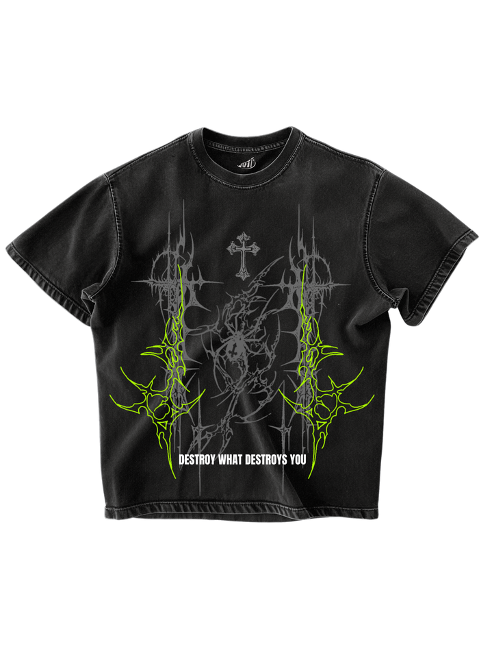 PHANTOM - BLACK OVERSIZE TEE