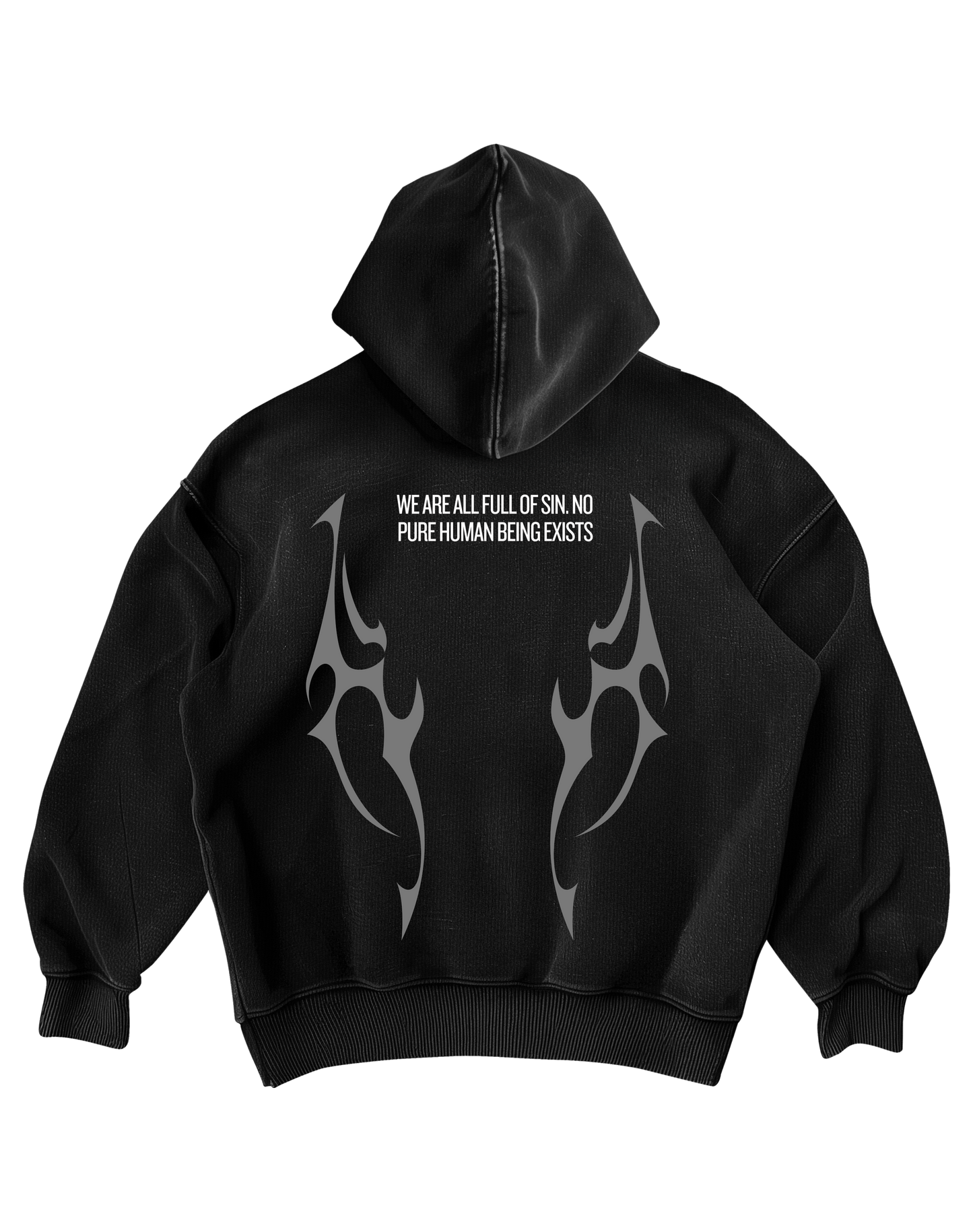 NARCISSIST - BLACK ZIP UP HOODIE