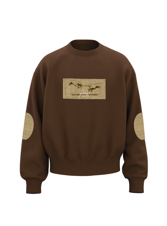 THE PAIN - PATCHWORK OVERSIZE SWEATSHIRT