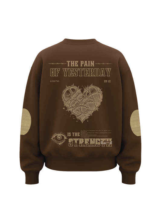 THE PAIN - PATCHWORK OVERSIZE SWEATSHIRT