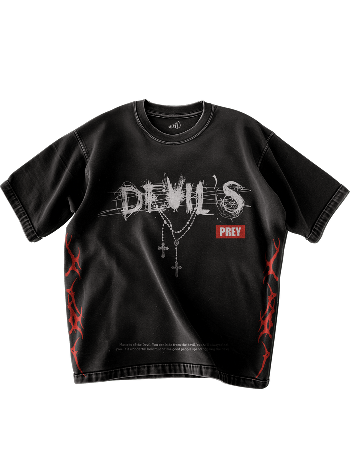 DEVIL'S PREY - OVERSIZE TEE