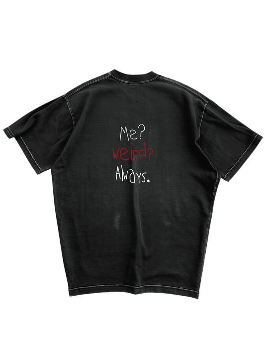 OPIUM PLAYBOY CARTI - BLACK OVERSIZE TEE