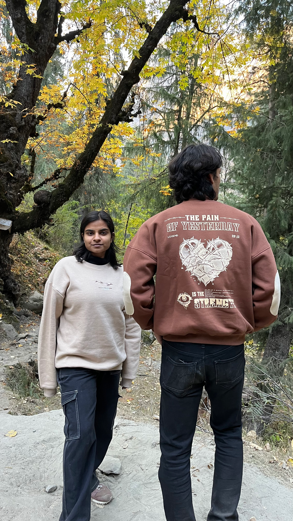 THE PAIN - PATCHWORK OVERSIZE SWEATSHIRT