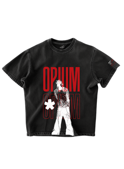 OPIUM PLAYBOY CARTI - BLACK OVERSIZE TEE