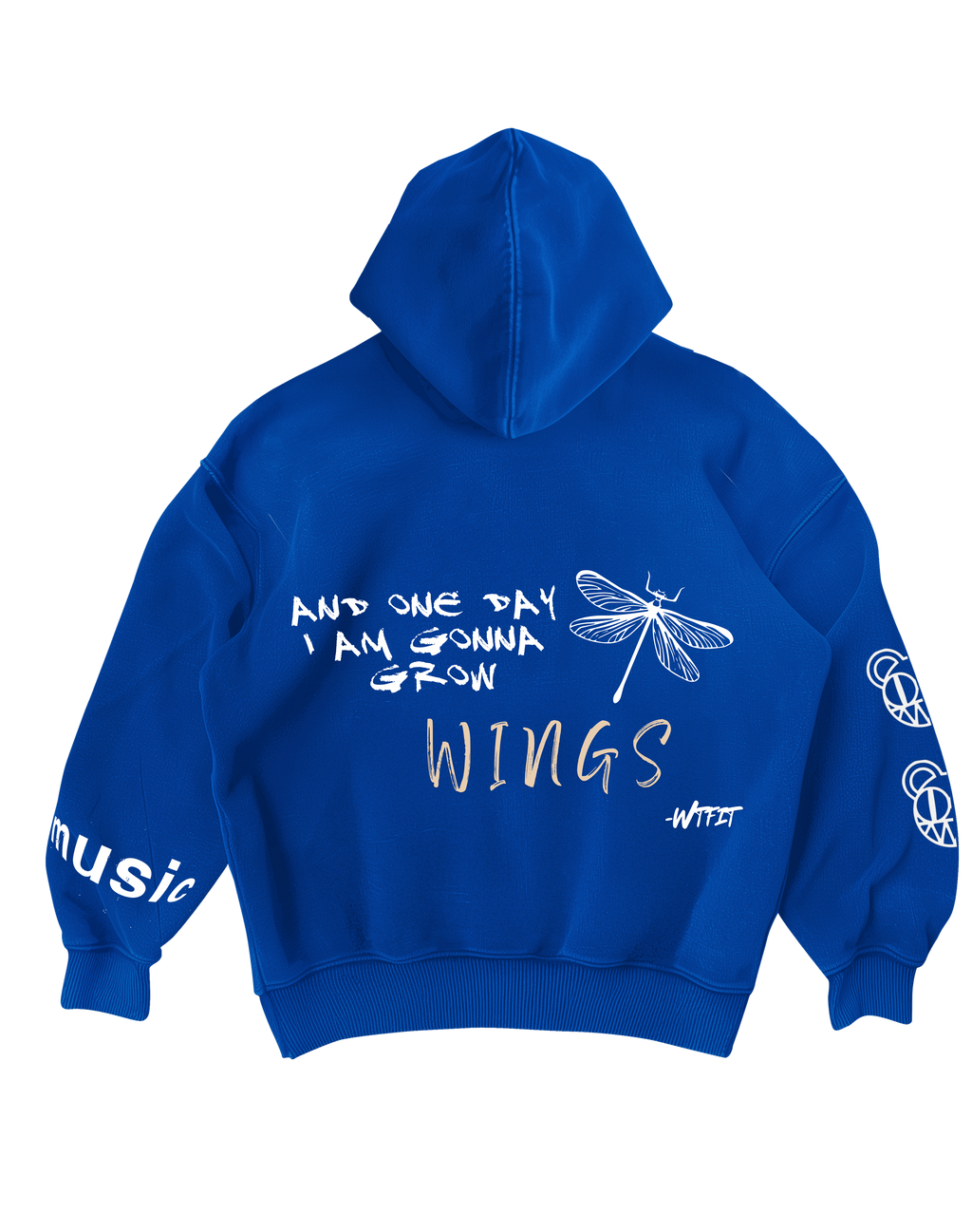 RADIOHEAD - BLUE OVERSIZED HOODIE