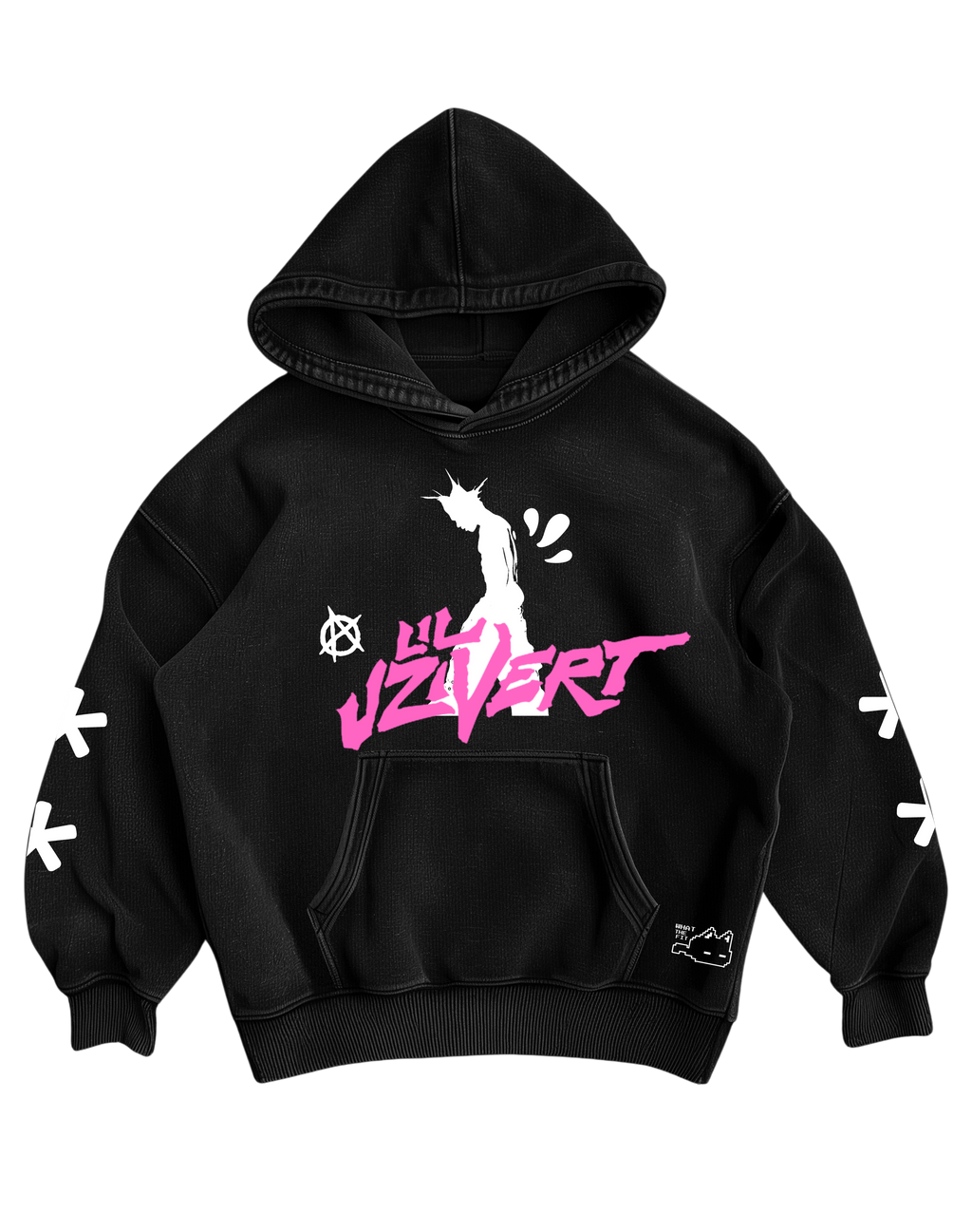 LIL UZI VERT - BLACK OVERSIZED HOODIE