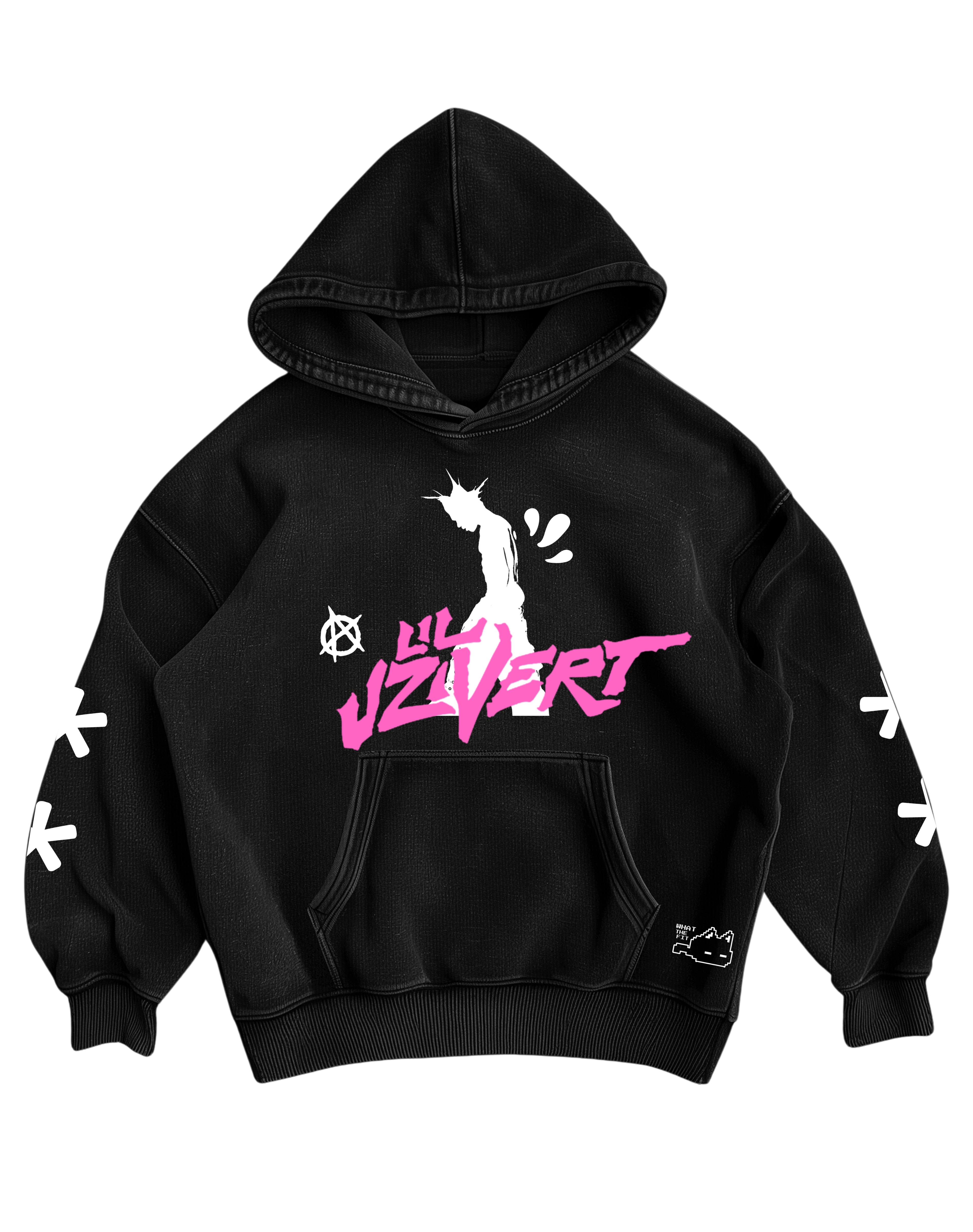 LIL UZI VERT - BLACK OVERSIZED HOODIE