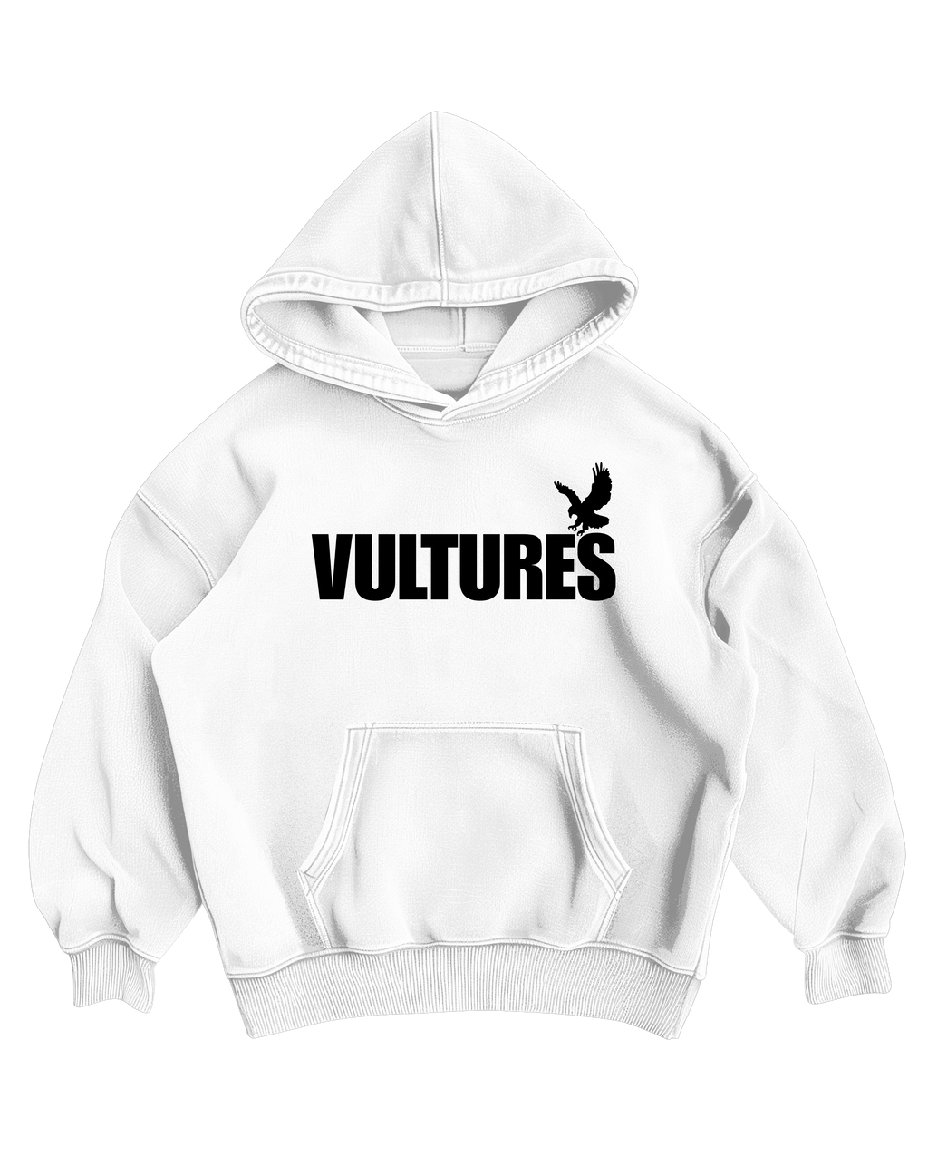 KANYE WEST - WHITE OVERSIZED HOODIE