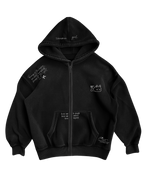 LANA DEL REY - REGULAR BLACK ZIP-UP HOODIE