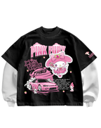 MELODY DRIFT - BLACK/WHITE FULL SLEEVES TEE