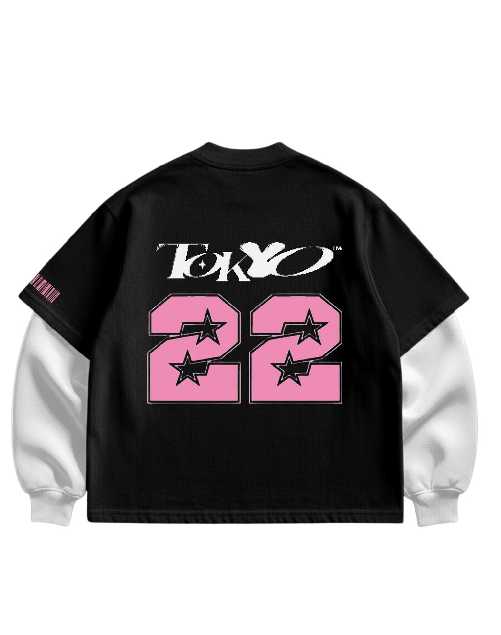 MELODY DRIFT - BLACK/WHITE FULL SLEEVES TEE