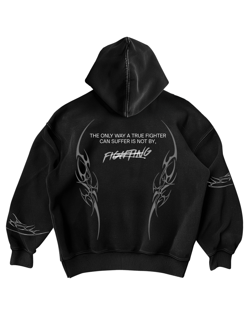 STREET FIGHTER - BLACK ZIP-UP HOODIE