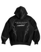 STREET FIGHTER - BLACK ZIP-UP HOODIE