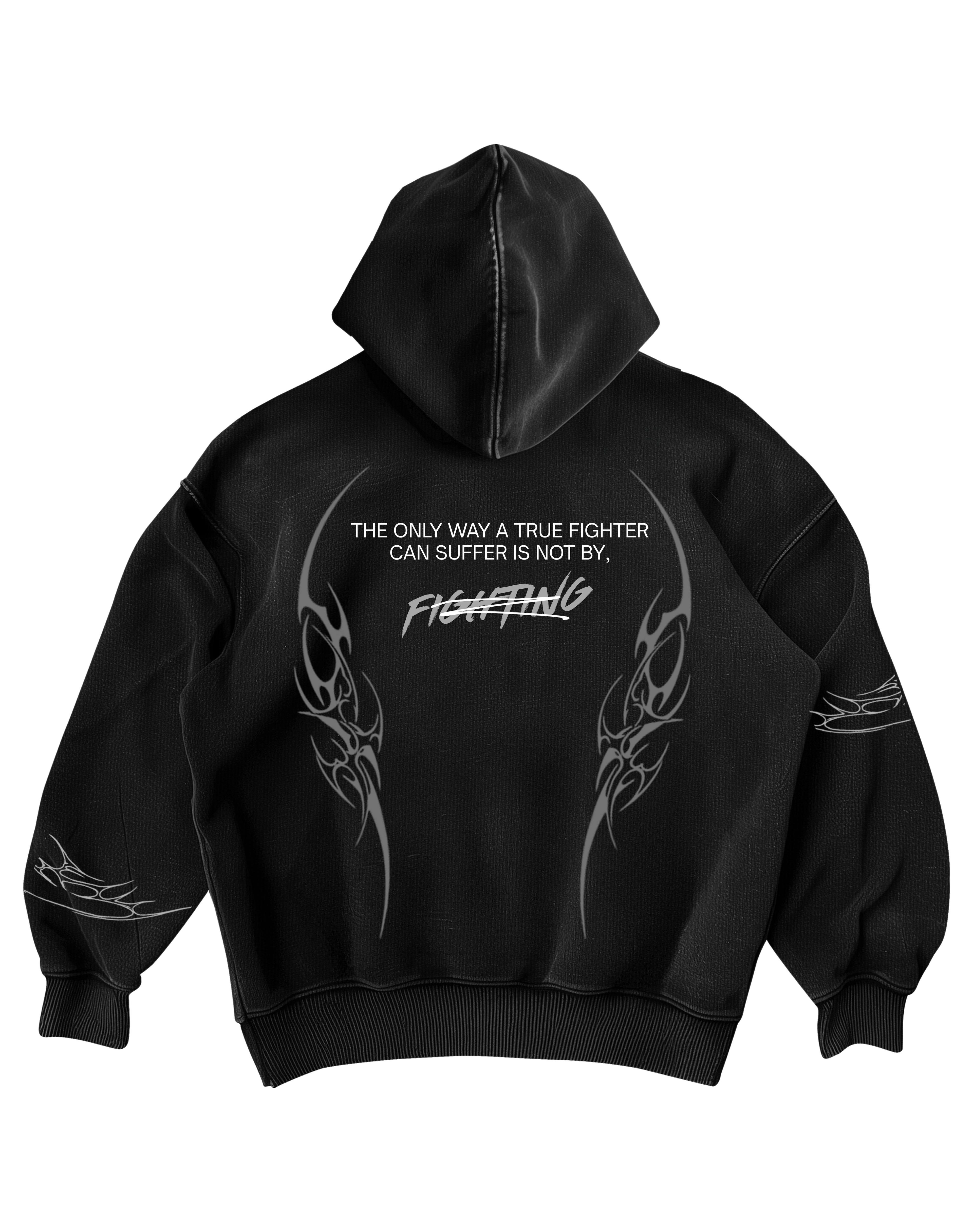 STREET FIGHTER - BLACK ZIP-UP HOODIE