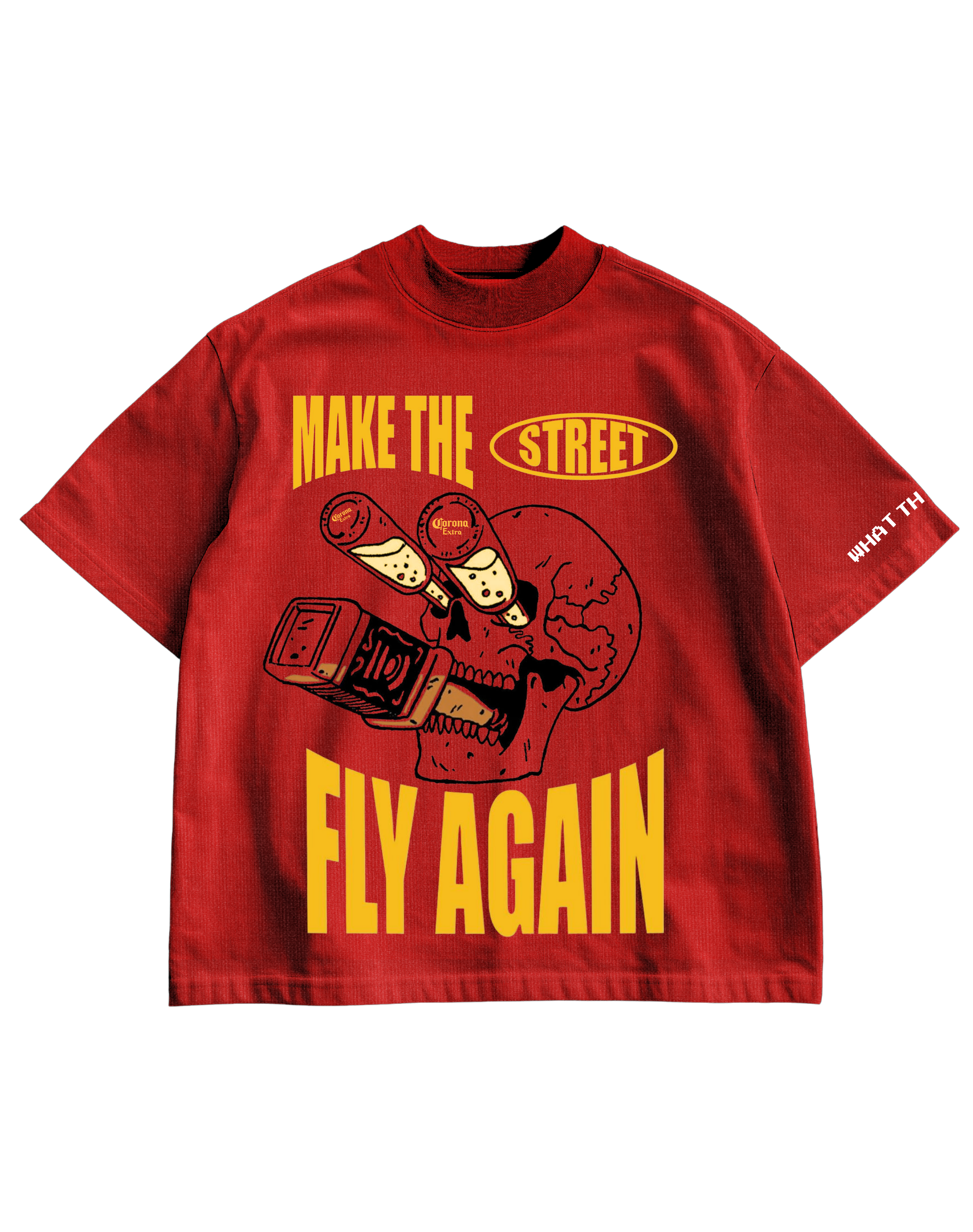 CORONA XTRA - RED OVERSIZED TEE