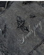 DEVIL'S PREY DISTRESSED - ACID WASH OVERSIZED HOODIE