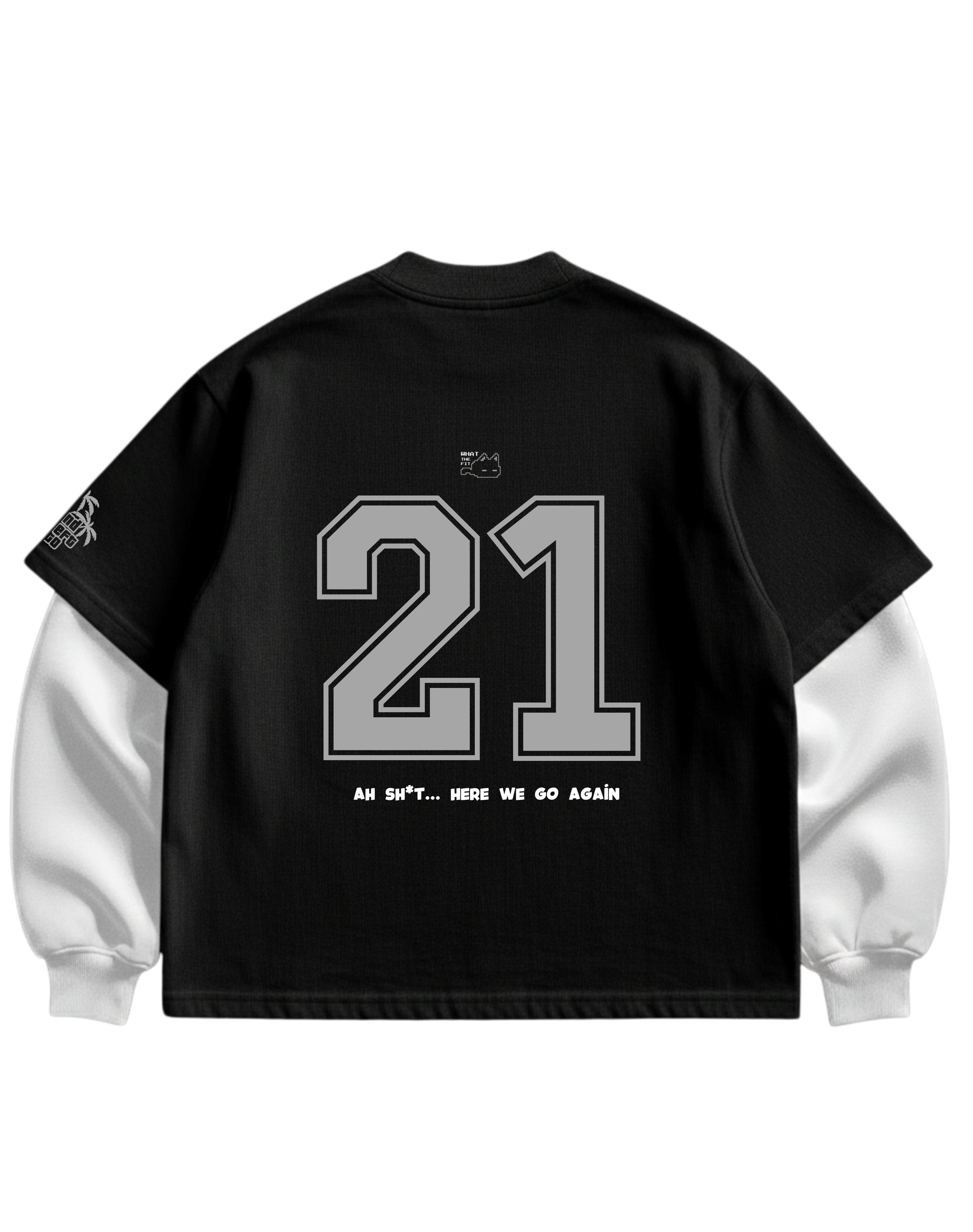 GTA - BLACK/WHITE FULL SLEEVES TEE