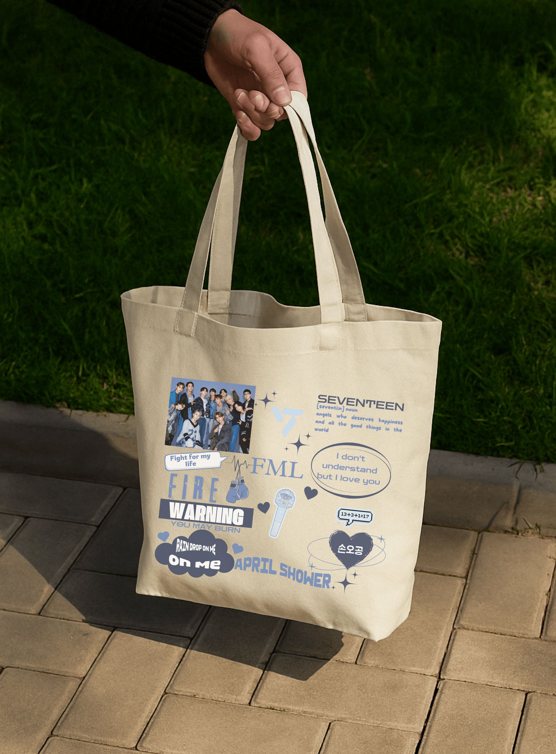 SVT – zipper Tote Bag - What the fit