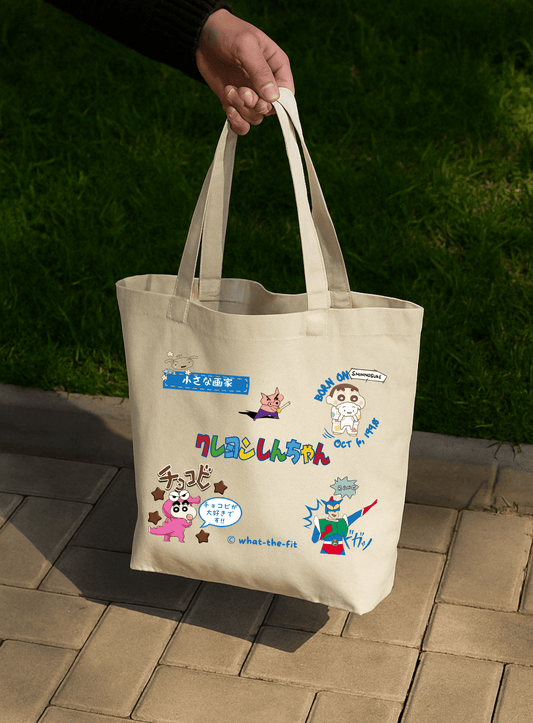 SHINNOSUKE – zipper Tote Bag - What the fit