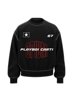 OPIUM - BLACK OVERSIZED SWETSHIRT