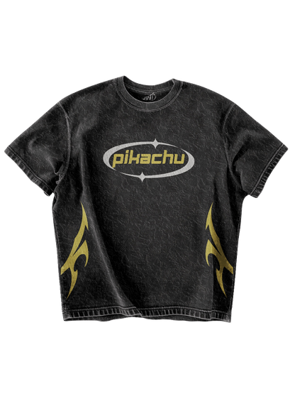 PIKACHU Y2K⚡- ACID WASH OVERSIZED TEE