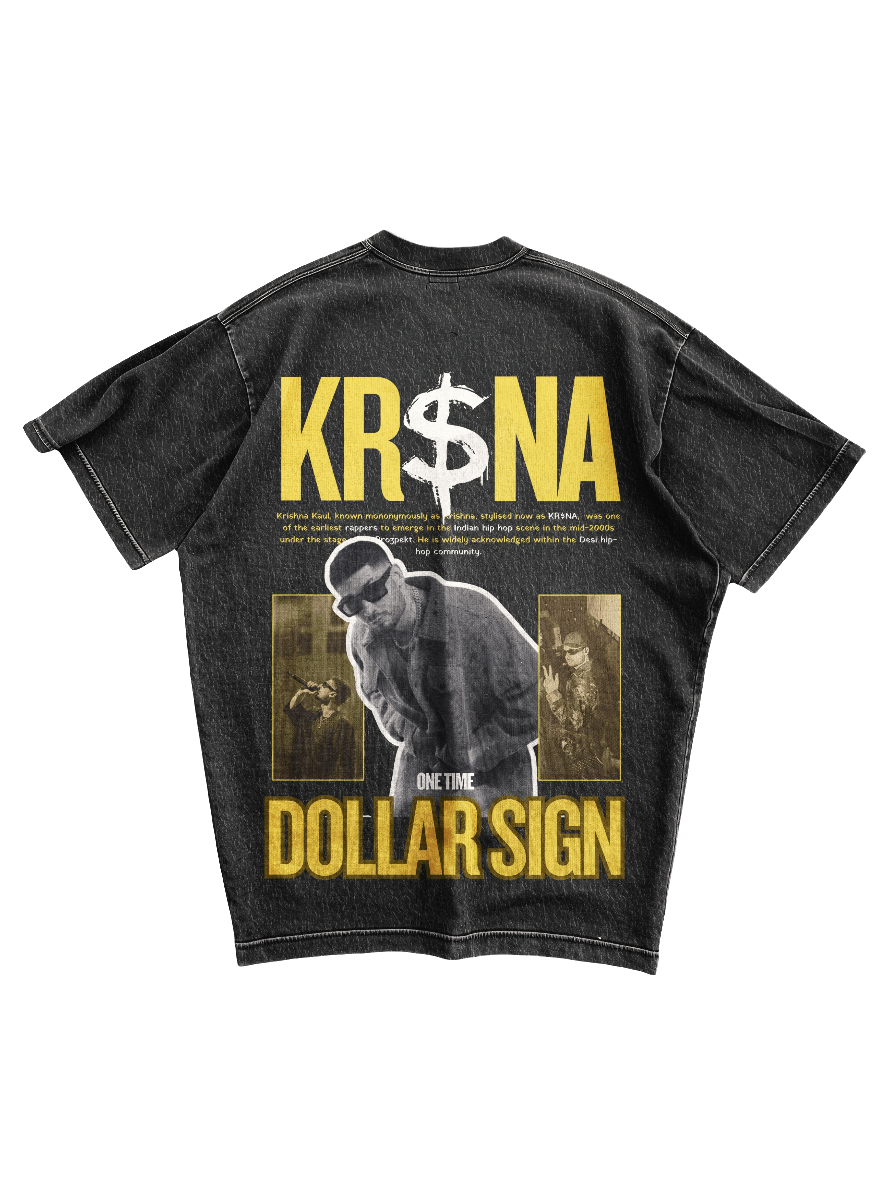 KR$NA - ACID WASH OVERSIZED TEE