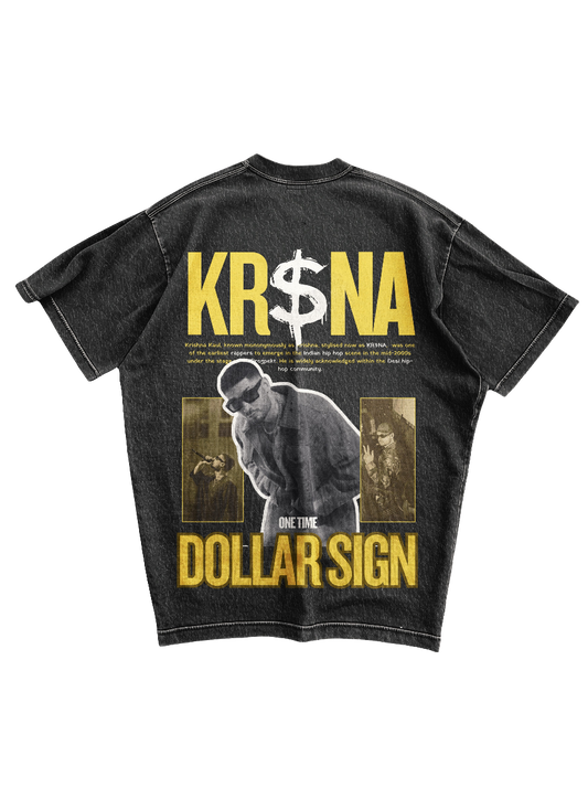 KR$NA - ACID WASH OVERSIZED TEE