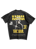 KARMA - ACID WASH OVERSIZED TEE