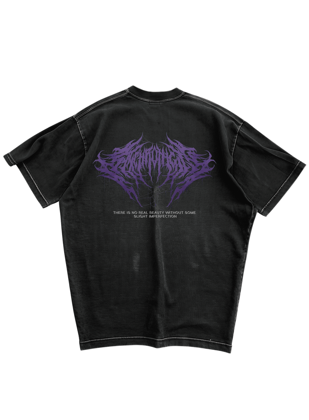 IMPERFECTION - BLACK OVERSIZE TEE