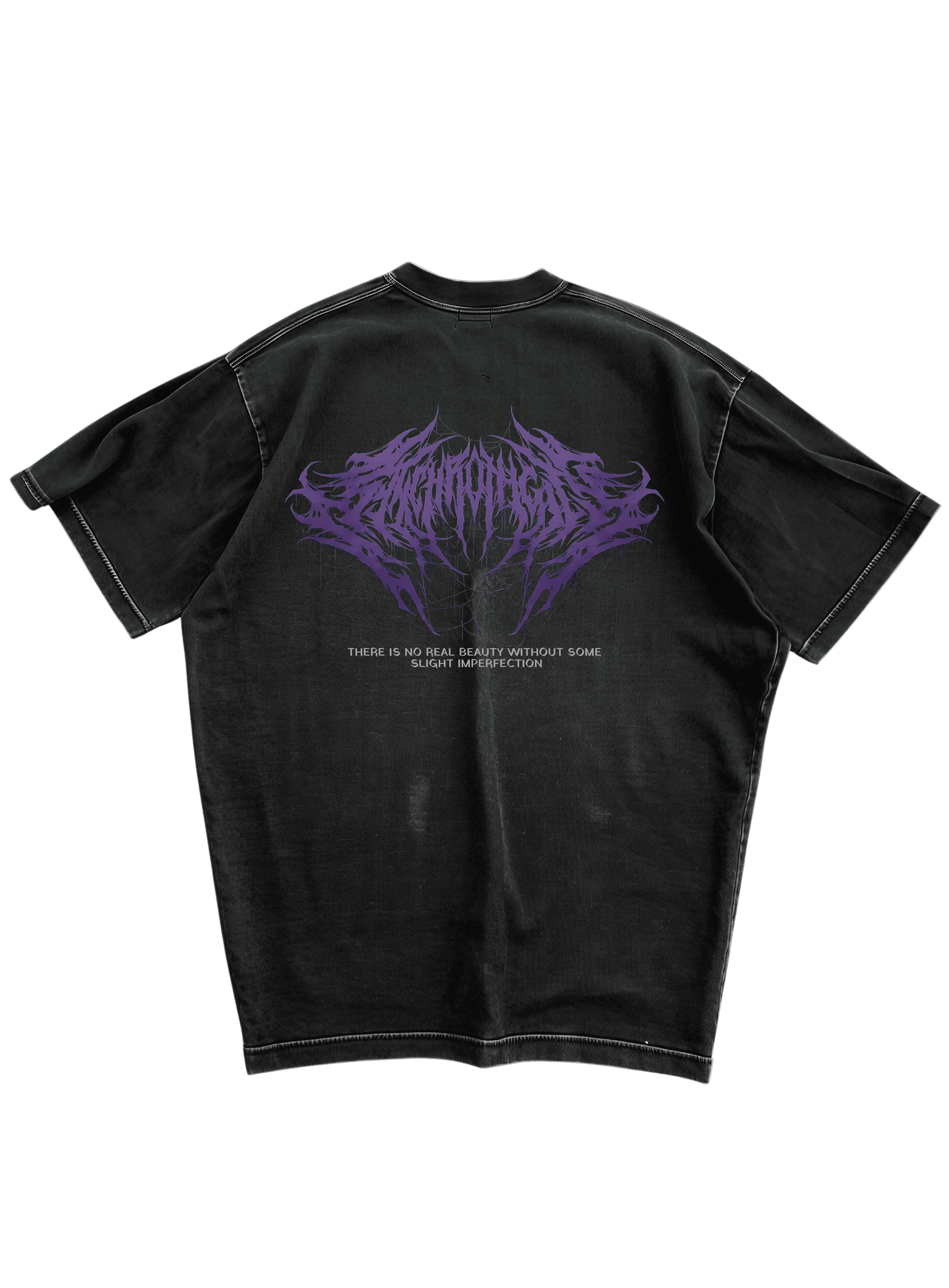 IMPERFECTION - BLACK OVERSIZE TEE
