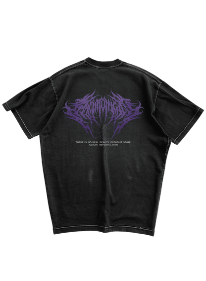 IMPERFECTION - BLACK OVERSIZE TEE