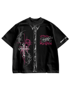 CATHEDRAL CLUB - BLACK OVERSIZED TEE