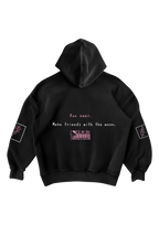 HELLO KITTY - BLACK OVERSIZED HOODIE