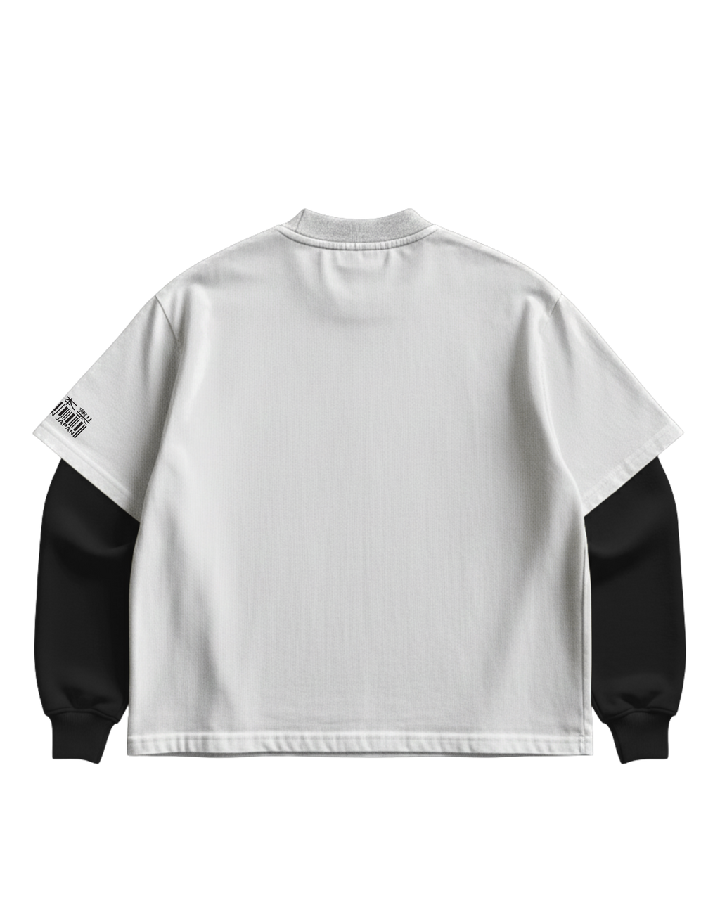 MARIO RETRO - WHITE/BLACK FULL SLEEVES TEE
