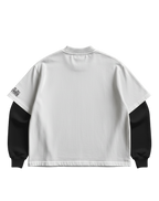 MARIO RETRO - WHITE/BLACK FULL SLEEVES TEE