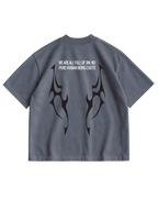 NARCISSIST -  GREY OVERSIZE TEE