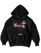 SAINT GOTHIC - BLACK OVERSIZED HOODIE
