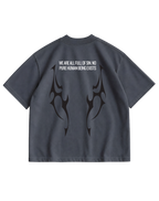 NARCISSIST -  GREY OVERSIZE TEE