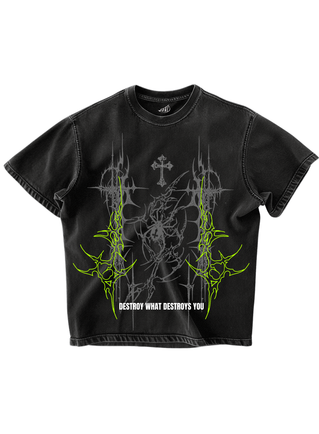 PHANTOM - BLACK OVERSIZE TEE