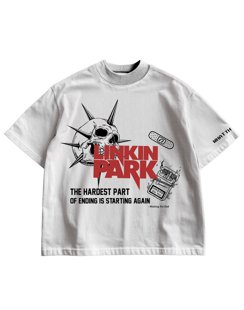 LINKINPARK - WHITE OVERSIZE TEE