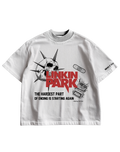 LINKINPARK - WHITE OVERSIZE TEE