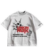 LINKINPARK - WHITE OVERSIZE TEE