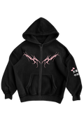MY MELODY - BLACK ZIP-UP HOODIE