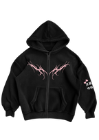 MY MELODY - BLACK ZIP-UP HOODIE