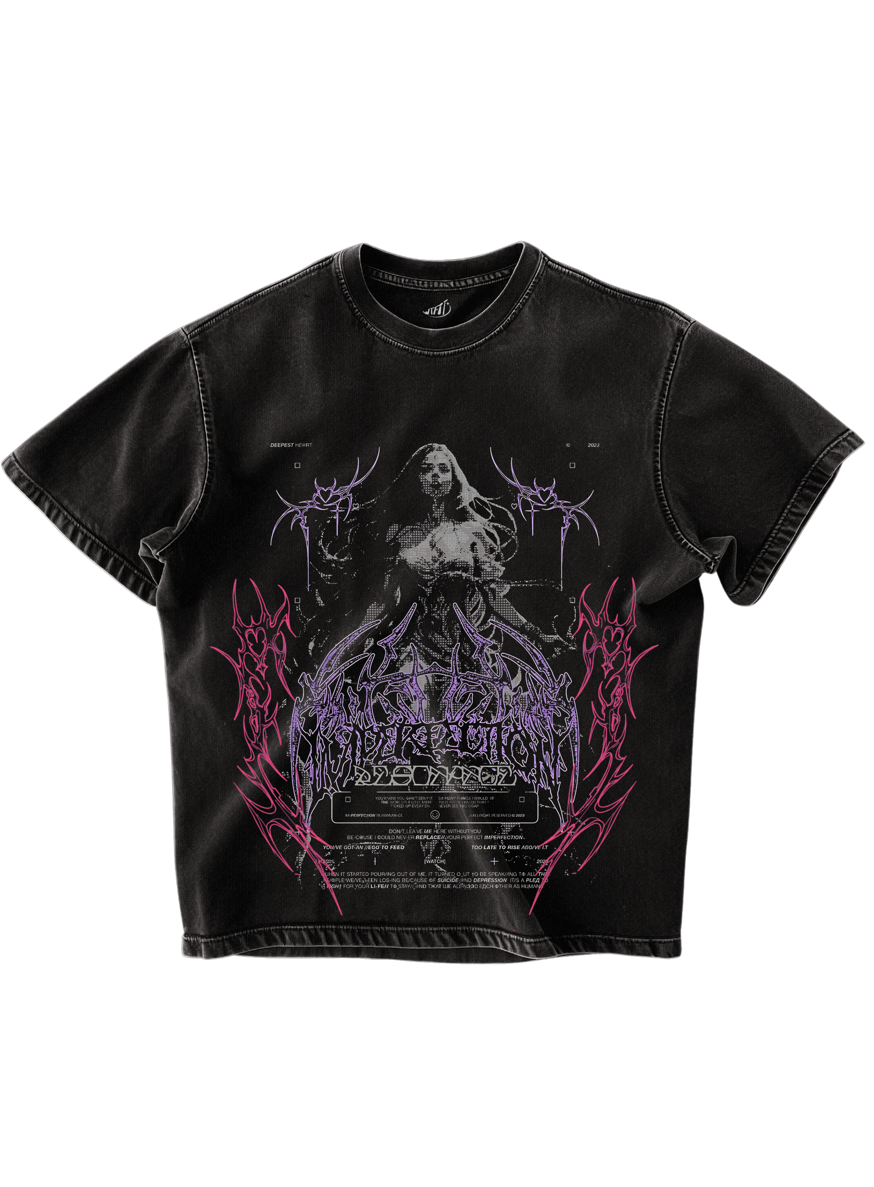 Trendy oversized black T-shirt with bold graphic print – perfect streetwear for Gen Z in India, ideal for casual college and urban fashion looks, aesthetic outfit, oversize tee