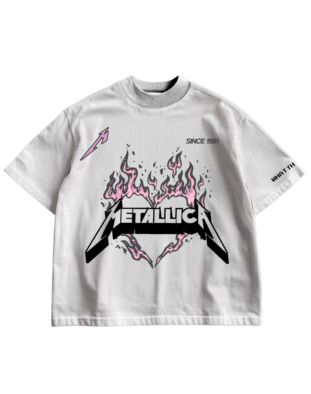 METALLICA - WHITE OVERSIZE TEE