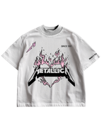 METALLICA - WHITE OVERSIZE TEE