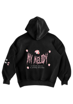MY MELODY - BLACK ZIP-UP HOODIE