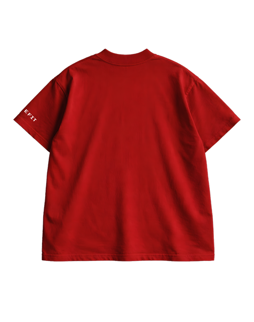 ALWAYS SOBER  - RED OVERSIZED TEE